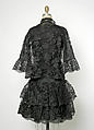 Evening ensemble, House of Balenciaga (French, founded 1937), cotton, silk, French