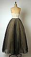 Evening dress, House of Balmain (French, founded 1945), silk, synthetic fiber, French