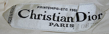 Dress, House of Dior (French, founded 1946), linen, French