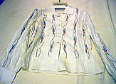 Blouse, Sybil Connolly (Irish (born Wales), Swansea 1921–1998 Dublin), linen, Irish