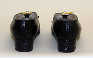 Shoes, Mr. David Evins (American, born England, 1909–1992), leather, metal, American