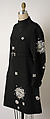 Ensemble, (a–c) James Galanos (American, Philadelphia, Pennsylvania, 1924–2016 West Hollywood, California), (a–c) silk; (d, e) leather; (f) nylon, cotton, American