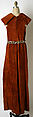 Evening dress, Anne Klein (American, Brooklyn, New York 1923–1974 New York), leather, metal, American