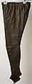 Ensemble, (a–c) Anne Klein (American, Brooklyn, New York 1923–1974 New York), (a,b,d–f) leather; (g) wool, American