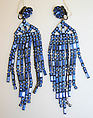 Earrings, Kenneth Jay Lane  American, metal, glass, American
