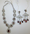Jewelry set, Sophie Gimbel  American, metal, glass, American