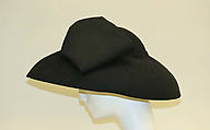 Hat, Christian Dior (French, Granville 1905–1957 Montecatini), wool, plastic, American