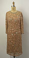 Evening dress, Mollie Parnis (American, 1902–1992), silk, American