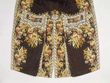 Coat, silk, probably French