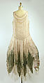 Court presentation ensemble, Boué Soeurs (French, 1897–1957), (a, c, d) silk, metallic threads; (b) silk; (e) feathers, plastic (cellulose nitrate), French