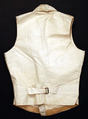 Wedding vest, silk, American