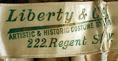 Dress, Liberty & Co. (British, founded London, 1875), silk, British