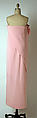 Evening dress, House of Givenchy (French, founded 1952), silk, cotton, French