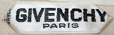 Evening dress, House of Givenchy (French, founded 1952), silk, cotton, French
