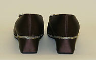 Pumps, I. Miller (American, founded 1911), leather, silk, metal, American
