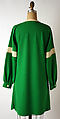 Dress, Mary Quant (British, London 1936–2023 Surrey), wool, plastic, British