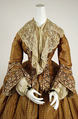 Dress, silk, British