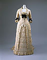 Dinner dress, Mon. Vignon (French), silk, glass, French