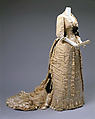 Dinner dress, Mon. Vignon (French), silk, glass, French