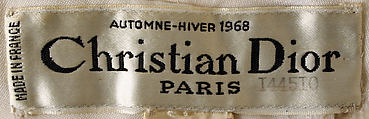 Wedding ensemble, House of Dior (French, founded 1946), fur, nylon, metal, French