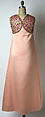 Evening ensemble, House of Dior (French, founded 1946), silk, sequins, beads, French
