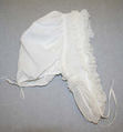 Bonnet, cotton, American