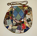 Bag, cotton, wool, silk, American