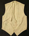 Vest, silk, cotton, American