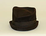 Hat, John-Frederics (American, 1929–1948), wool, rayon, American