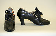 Shoes, Saks Fifth Avenue (American, founded 1924), leather, silk, American