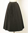 Skirt, House of Dior (French, founded 1947), cotton, synthetic fiber, French