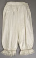 Drawers, cotton, probably American