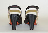 Shoes, Fenton Footwear, synthetic fiber, leather, metal, American