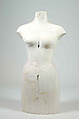 Dress form, Charles James American, Plaster, American
