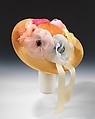 Picture hat, House of Lanvin French, straw, silk, French