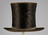Top hat, Silk, fur, American