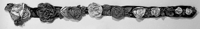 Evening belt, House of Lanvin (French, founded 1889), silk, French