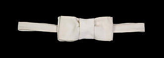 Evening bow tie, Cotton, American