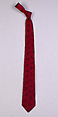 Necktie, James Lindsay McCreery American, Silk, American