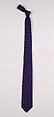 Necktie, James Lindsay McCreery American, Silk, American