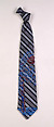 Necktie, Robert Kushner American, Silk, synthetic, American