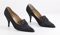 Evening pumps, Raphael  Italian, silk, Italian