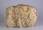 Muff, Fur, silk, American