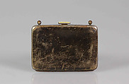 Wallet, Leather, metal, American