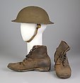 Military Ensemble, Cotton, metal, leather, wool, silk, glass, synthetic, American