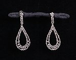 Earrings, Metal, American