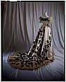 Evening dress, House of Worth (French, 1858–1956), silk, cotton, glass, French