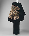 "Apollo of Versailles", Schiaparelli (French, founded 1927), silk, metallic, French