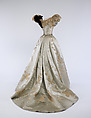 Ball gown, House of Worth (French, 1858–1956), silk, rhinestones, metal, French