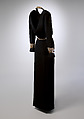 Dress, House of Chanel (French, founded 1910), silk, synthetic stones, metal, French